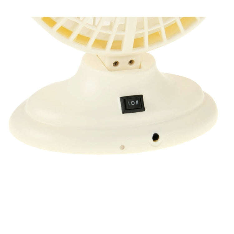 6 inch Portable USB / Lithium Battery Powered Desktop Mini Fan with Third Wind Gear Adjustment