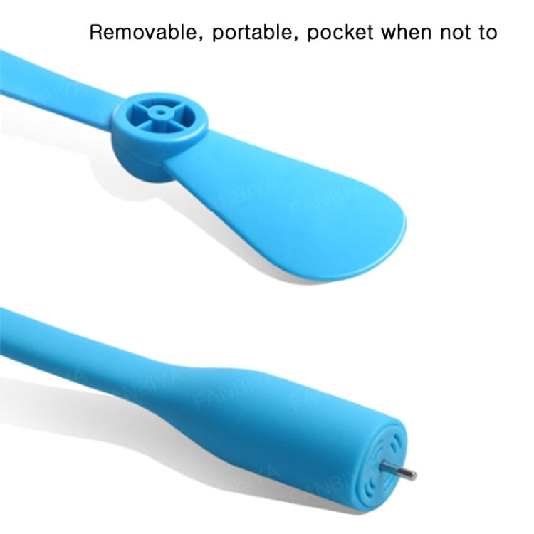2 in 1 3.5 inch Flexible Micro USB + USB 2.0 Powered 2-Blade Fan for Galaxy Note 5 / Note 5 Edge, HTC, Nokia, Huawei and Other Mobile Phones or Computers