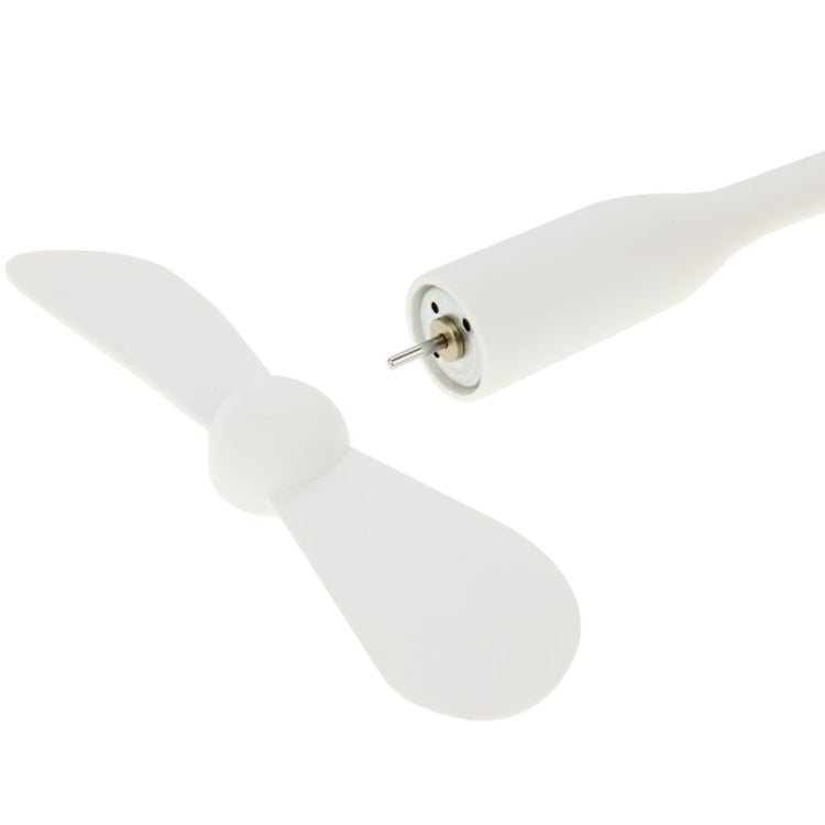 2 in 1 3.5 inch Flexible Micro USB + USB 2.0 Powered 2-Blade Fan for Galaxy Note 5 / Note 5 Edge, HTC, Nokia, Huawei and Other Mobile Phones or Computers