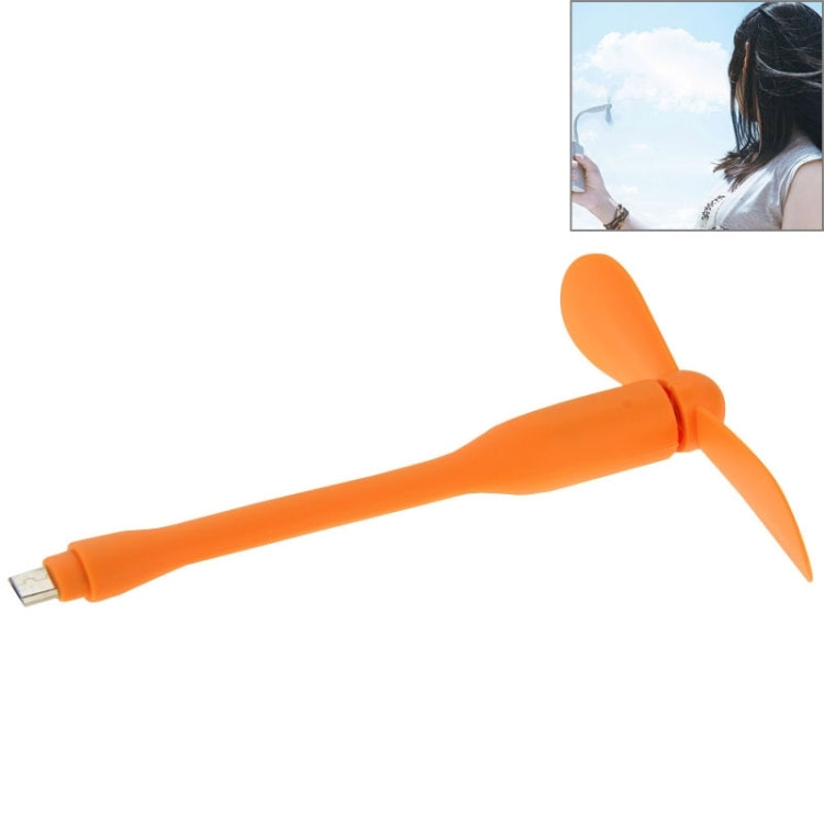 3.5 inch Flexible Micro USB 2.0 Powered 2-Blade Fan, For Samsung / Huawei / Xiaomi / Meizu / LG / HTC and Other Smartphones
