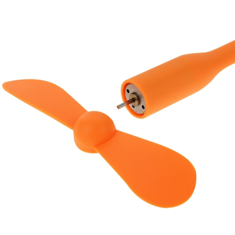 3.5 inch Flexible Micro USB 2.0 Powered 2-Blade Fan, For Samsung / Huawei / Xiaomi / Meizu / LG / HTC and Other Smartphones
