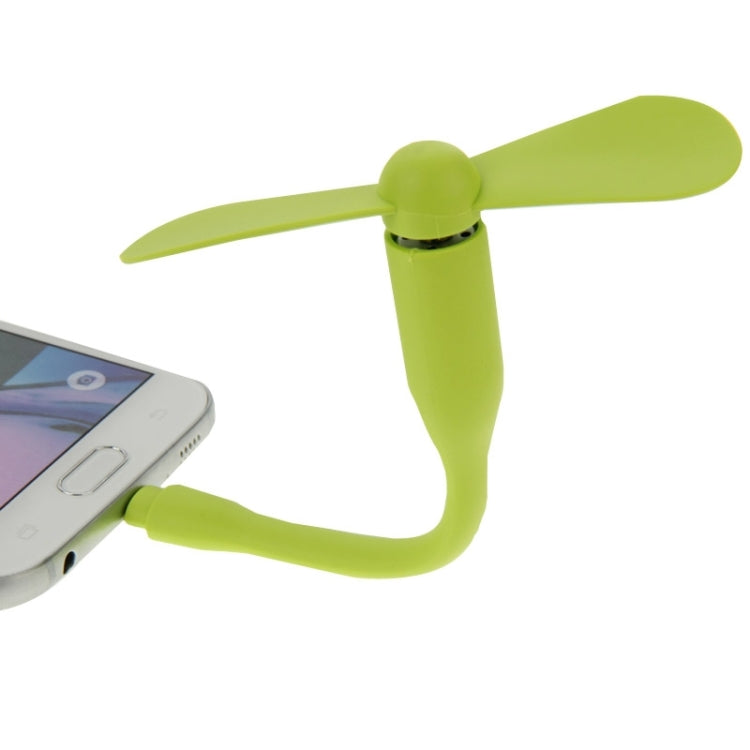3.5 inch Flexible Micro USB 2.0 Powered 2-Blade Fan, For Samsung / Huawei / Xiaomi / Meizu / LG / HTC and Other Smartphones