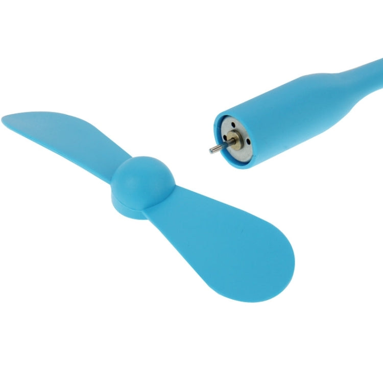 3.5 inch Flexible Micro USB 2.0 Powered 2-Blade Fan, For Samsung / Huawei / Xiaomi / Meizu / LG / HTC and Other Smartphones