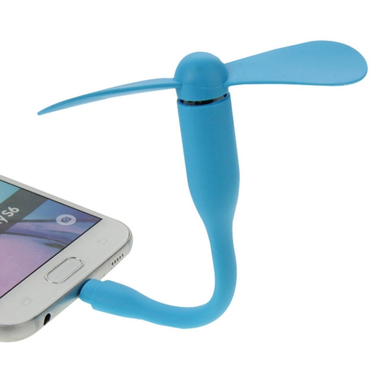 3.5 inch Flexible Micro USB 2.0 Powered 2-Blade Fan, For Samsung / Huawei / Xiaomi / Meizu / LG / HTC and Other Smartphones