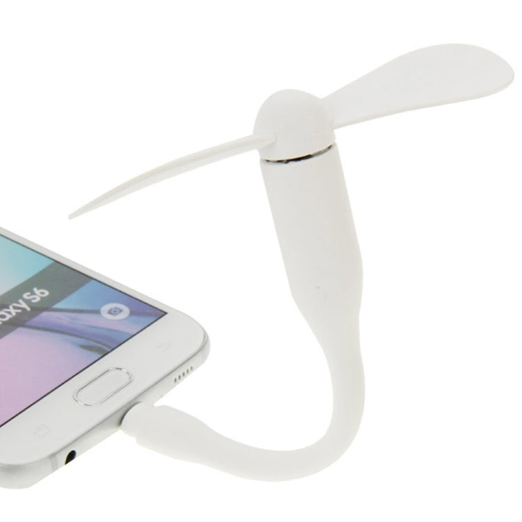 3.5 inch Flexible Micro USB 2.0 Powered 2-Blade Fan, For Samsung / Huawei / Xiaomi / Meizu / LG / HTC and Other Smartphones