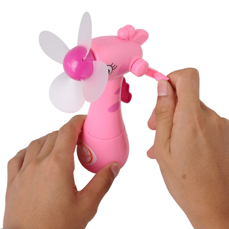 Deer Shape Hand-driven Mist Spray Fan
