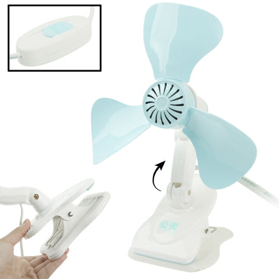Ultra-low Power & Strong Wind Electric Table Clip Fan with Switch, Diameter: 320mm (FC01-320)