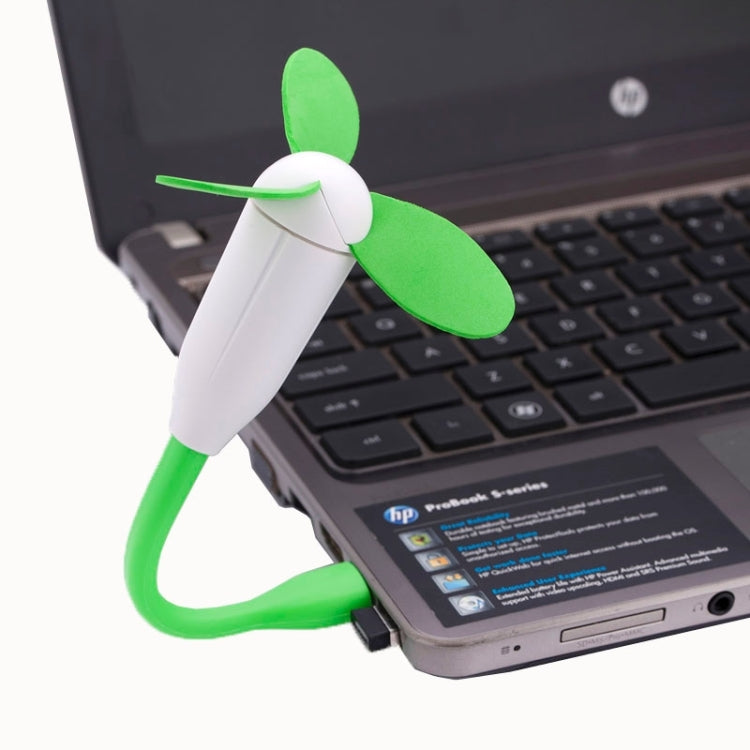 Flexible Mini Portable Bamboo Dragonfly Flexible USB Powered 3-Blade USB Fan