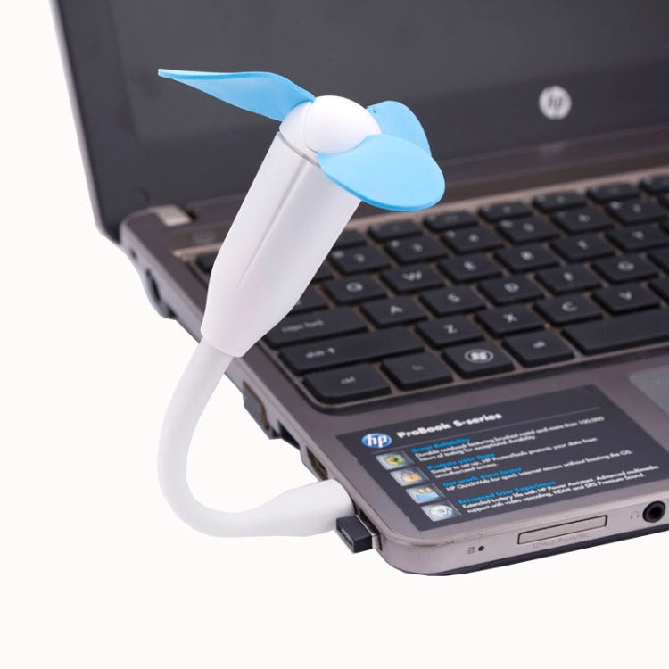 Flexible Mini Portable Bamboo Dragonfly Flexible USB Powered 3-Blade USB Fan