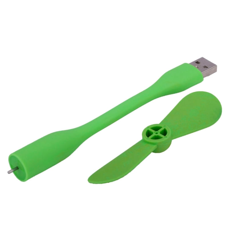 Flexible Mini Portable USB Powered 2-Blade USB Fan