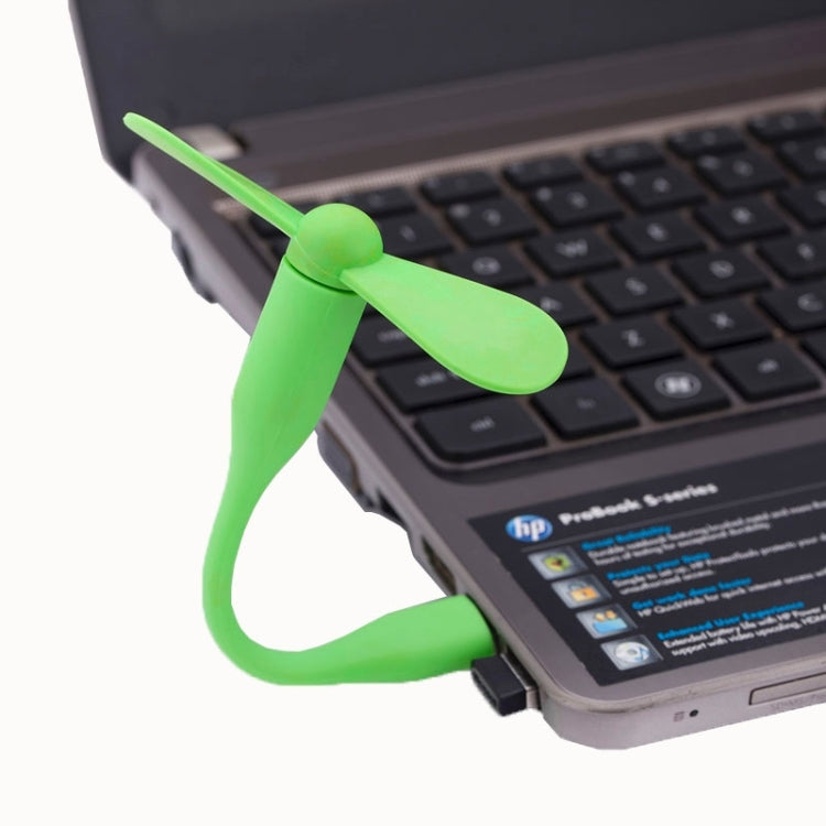 Flexible Mini Portable USB Powered 2-Blade USB Fan