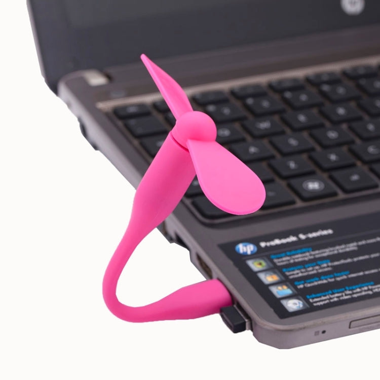 Flexible Mini Portable USB Powered 2-Blade USB Fan