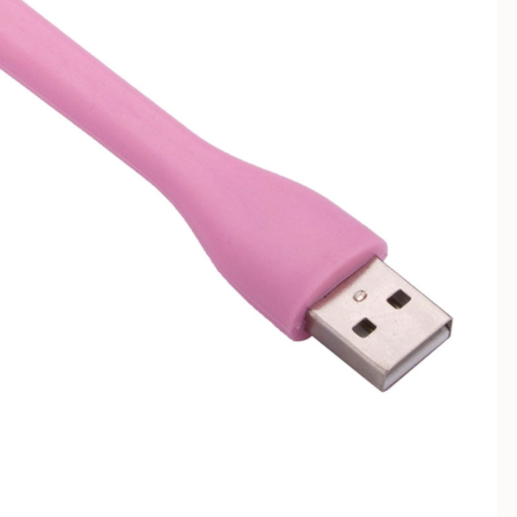 Flexible Mini Portable USB Powered 3-Blade USB Fan(Pink)