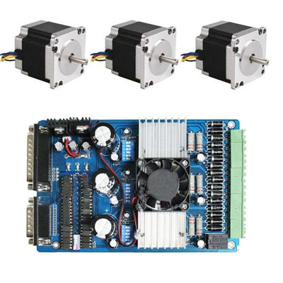 CNC Kit 3 Axis NEMA 23 Stepper Motor 76MM * 3 + TB6560 Driver Controller