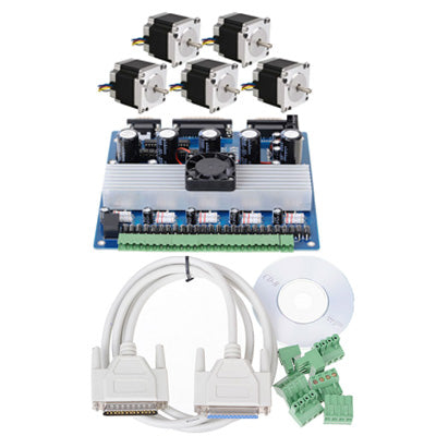 CNC Kit 5 Axis Nema 23 Stepper Motor * 5 + TB6560 Driver Controller