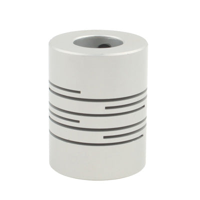 CNC Stepper Motor Flexible Coupling Coupler (6x10mm)(Silver)
