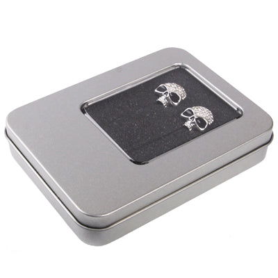 Metal Version of the Diamond Skull 3.5mm Plug in-Ear Earphone for iPod / iPhone / MP3 / MP4, Cable Length: 1.2m