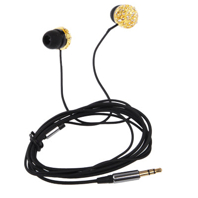 Metal Version of the Diamond Circular 3.5mm Plug in-Ear Earphone for iPod / iPhone / MP3 / MP4, Cable Length: 1.2m