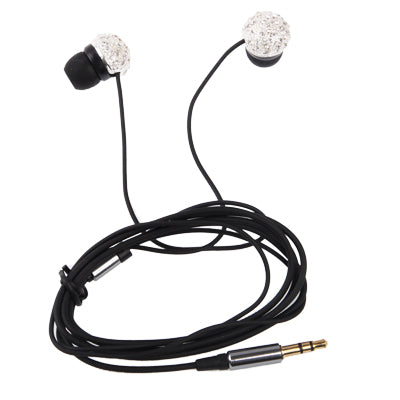 Metal Version of the Diamond Circular 3.5mm Plug in-Ear Earphone for iPod / iPhone / MP3 / MP4, Cable Length: 1.2m
