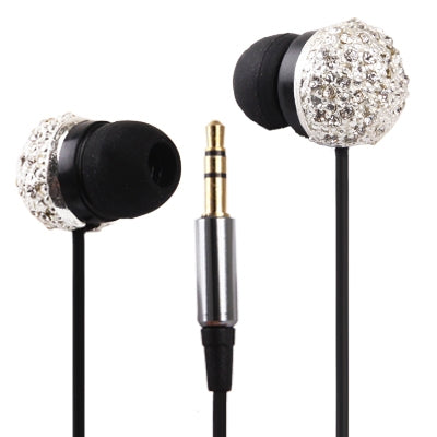 Metal Version of the Diamond Circular 3.5mm Plug in-Ear Earphone for iPod / iPhone / MP3 / MP4, Cable Length: 1.2m