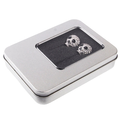 Metal Version of the Diamond Skull 3.5mm Plug in-Ear Earphone for iPod / iPhone / MP3 / MP4, Cable Length: 1.2m(Silver)