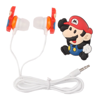 Mario 3.5mm Plug in-Ear Earphone for iPod / iPhone / MP3 / MP4, Cable Length: 1m