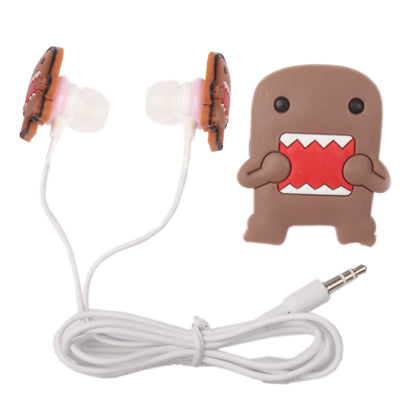 Domo-Kun 3.5mm Plug in-Ear Earphone for iPod / iPhone / MP3 / MP4, Cable Length: 1m
