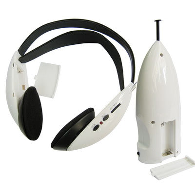 Wireless Super Bass Headphone with FM Radio(White)