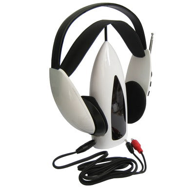 Wireless Super Bass Headphone with FM Radio(White)