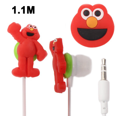Red man 3.5mm Plug in-Ear Earphone for iPod / iPhone / MP3 / MP4, Cable Length: 1m