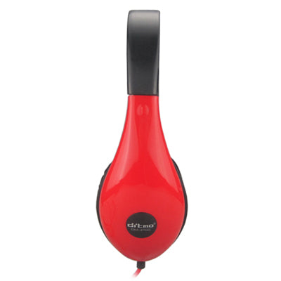 Ditmo DM-4700 Stereo Headphone for iPod / MP3 player / Mobile phones / Other Devices with a Standard 3.5mm headphone Jack , Cord Length:1.2m(Red)