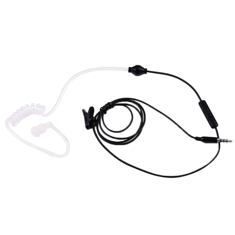 In-Ear Single Ear Anti-radiation Air Tube Vacuum Earphone, For iPad, iPhone, Galaxy, Huawei, Xiaomi, LG, HTC and Other Smart Phones