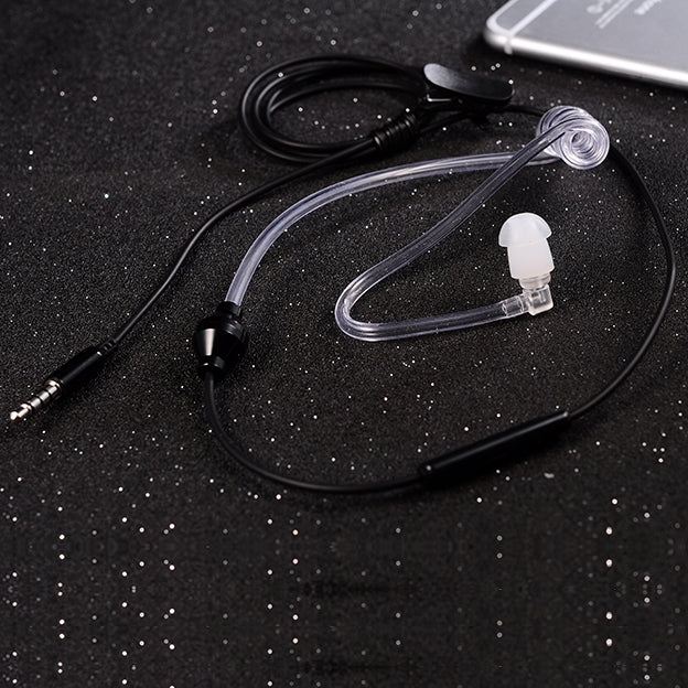 In-Ear Single Ear Anti-radiation Air Tube Vacuum Earphone, For iPad, iPhone, Galaxy, Huawei, Xiaomi, LG, HTC and Other Smart Phones