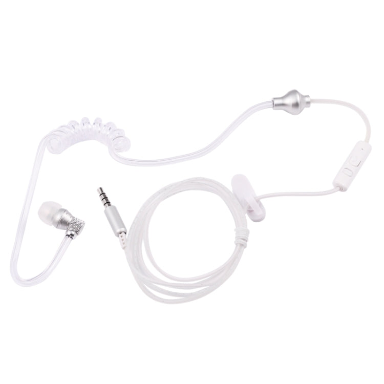 In-Ear Single Ear Anti-radiation Air Tube Vacuum Earphone, For iPad, iPhone, Galaxy, Huawei, Xiaomi, LG, HTC and Other Smart Phones