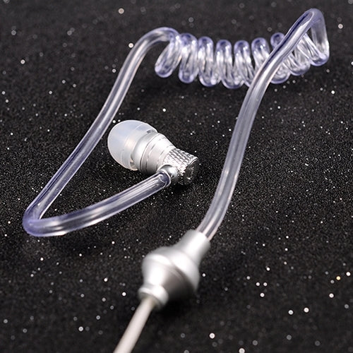 In-Ear Single Ear Anti-radiation Air Tube Vacuum Earphone, For iPad, iPhone, Galaxy, Huawei, Xiaomi, LG, HTC and Other Smart Phones