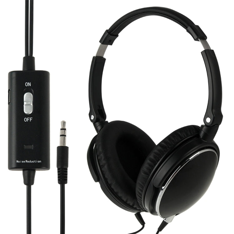 Universal Noise Reduction Headphone with Standard 3.5mm Headphone Jack for All Audio Devices, Cable Length: 1.5m