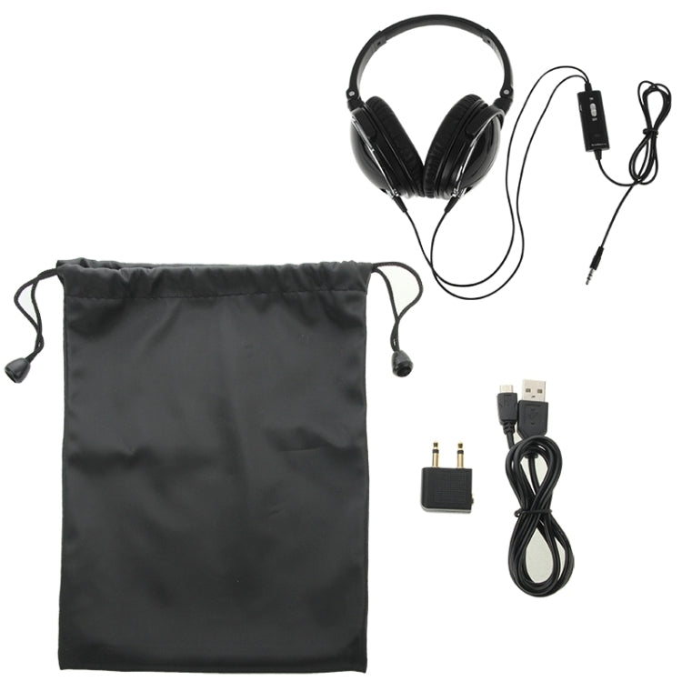 Universal Noise Reduction Headphone with Standard 3.5mm Headphone Jack for All Audio Devices, Cable Length: 1.5m