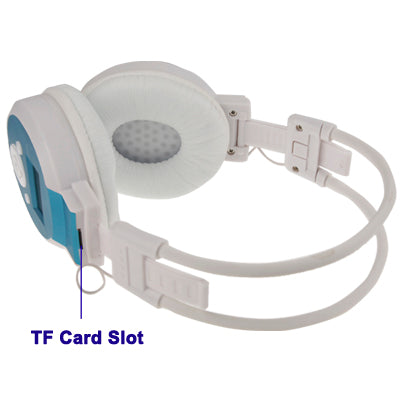 High Definition Powered Stereo Wireless HI-FI TF Card Headphone / MP3 Player with LCD Screen Display & FM Radio, Include Lithium Battery