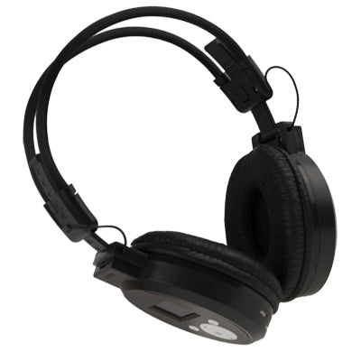 High Definition Powered Stereo Wireless HI-FI TF Card Headphone / MP3 Player with LCD Screen Display & FM Radio, Include Lithium Battery