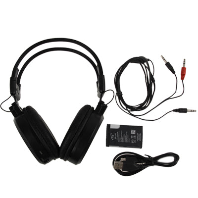 High Definition Powered Stereo Wireless HI-FI TF Card Headphone / MP3 Player with LCD Screen Display & FM Radio, Include Lithium Battery