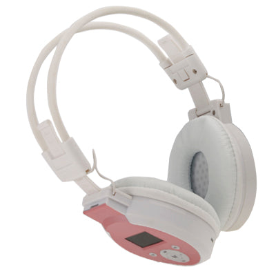High Definition Powered Stereo Wireless HI-FI TF Card Headphone / MP3 Player with LCD Screen Display & FM Radio, Include Lithium Battery