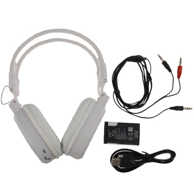 High Definition Powered Stereo Wireless HI-FI TF Card Headphone / MP3 Player with LCD Screen Display & FM Radio, Include Lithium Battery
