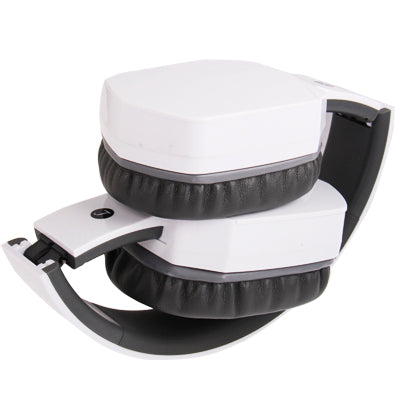 2.4G Stereo 20 Meters Wireless Digital Headphone with Microphone, built in Lithium battery(White)