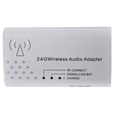 2.4G Stereo 20 Meters Wireless Digital Headphone with Microphone, built in Lithium battery(White)