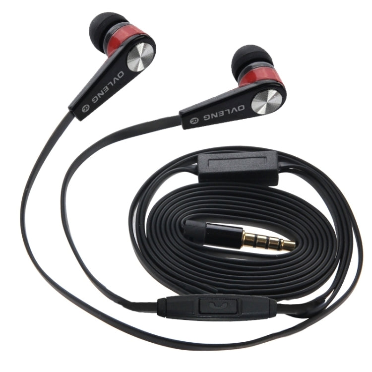 OVLENG Stereo Hands-free Earphone with Mic, Length: 1.2m, For iPhone, iPad, iPod, Samsung, HTC, Sony, Huawei, Xiaomi and other Audio Devices