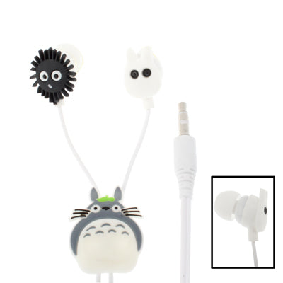 Fashion Cartoon Galesaur Earphone for Mp3 / Mp4 / 3.5mm Jack Mobile Phone / PC, Length: 1.2m(Grey)