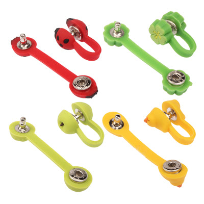 Unique Mini Cartoon Style Headset Cables Organizer / Multi-Button Clamp (Random Delivery)