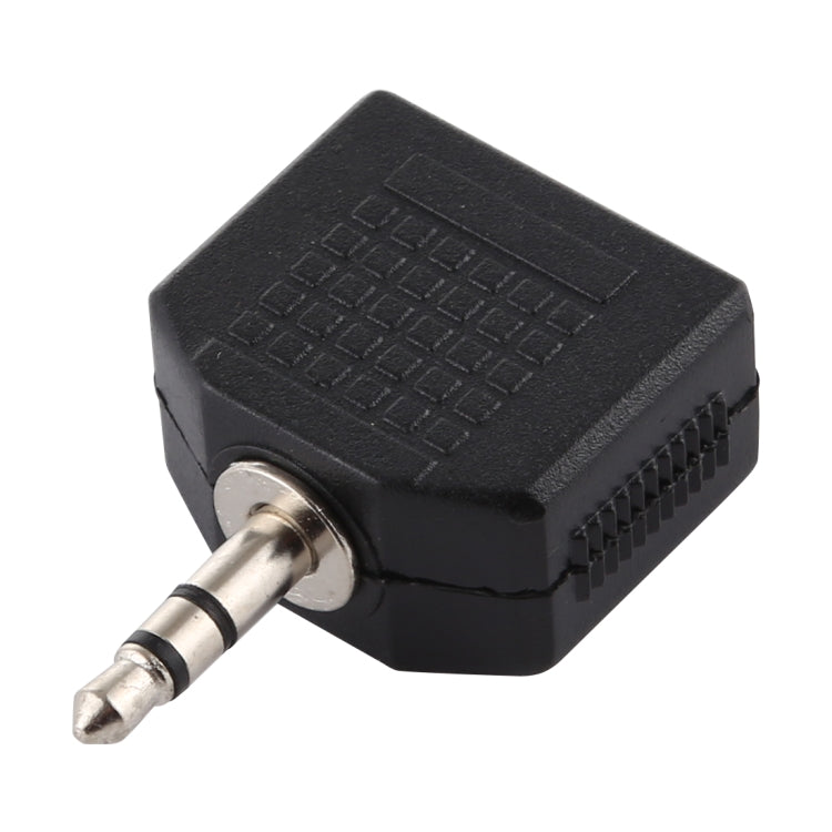 3.5mm Stereo Jack Headphone Splitter Adapter(Black)