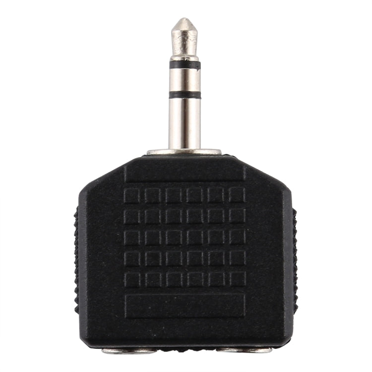 3.5mm Stereo Jack Headphone Splitter Adapter(Black)