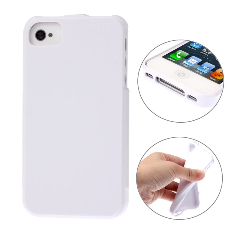 DIY 3D Sublimation Machine Blanks White Back TPU Case Cover for iPhone 4 & 4S (Using in S-EPR-0002 & S-EPR-0104)